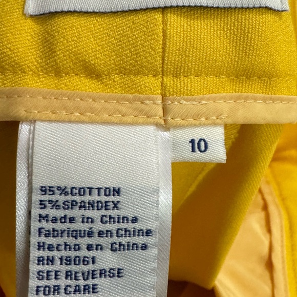 Women’s Doncaster shorts yellow size 10.           Box 4 - Picture 4 of 4